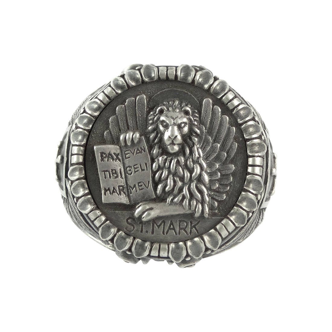 Anello Sant'Antonio Argento 925 Massiccio - Gioiello Uomo Pesante - Foto 4