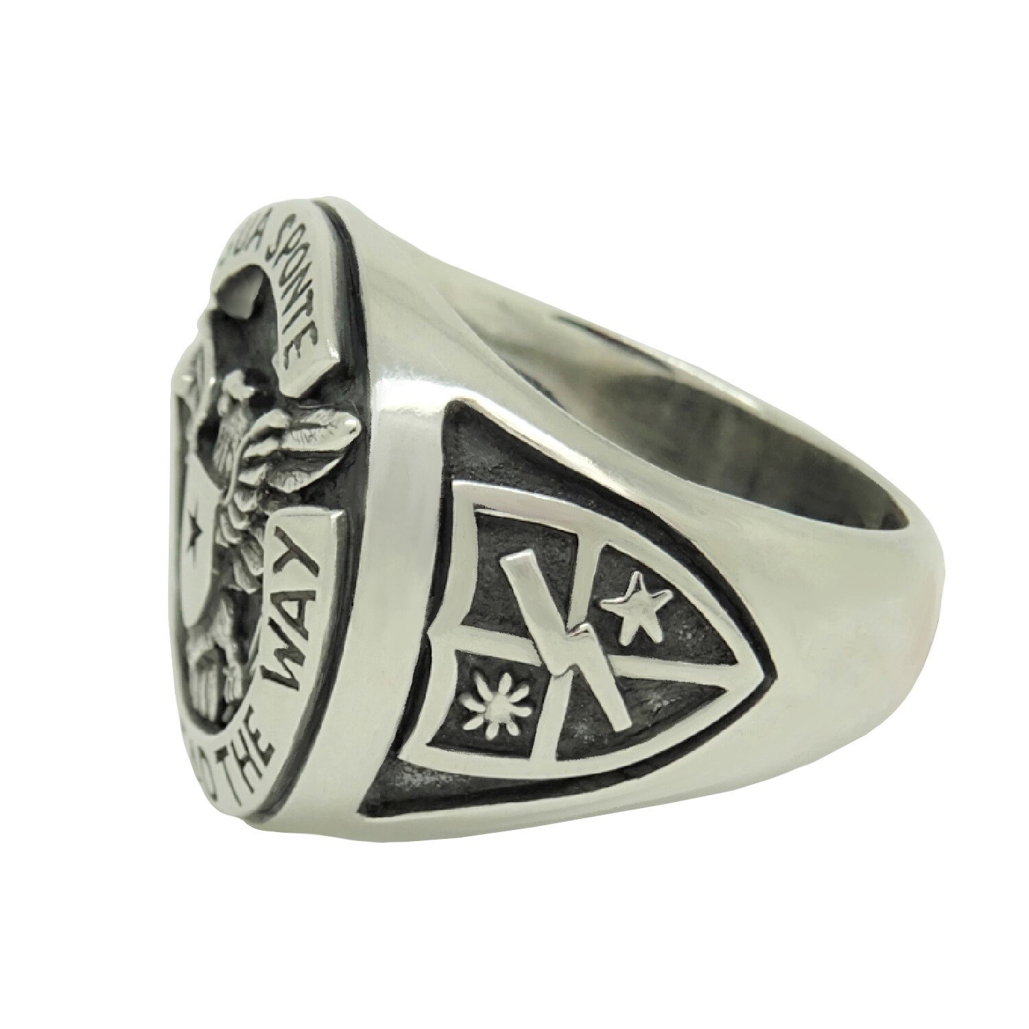 Ranger Rings Rangers Sterling Silver 925 Men’s Ring Army 75th Ranger Regiment Sua ...