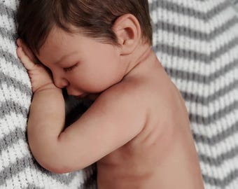 High Quality 3-6 month sized Full Body Silicone Baby Boy Doll - Made to order