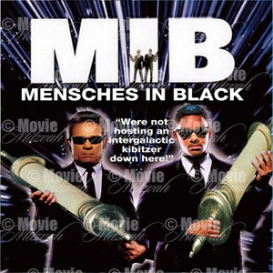 MENSCHES in BLACK - Movie Poster (Square Format)