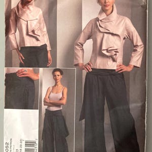UNCUT Vogue V1052 Issey Miyake Designer Original Jacket Pants Pattern Sz 14-22