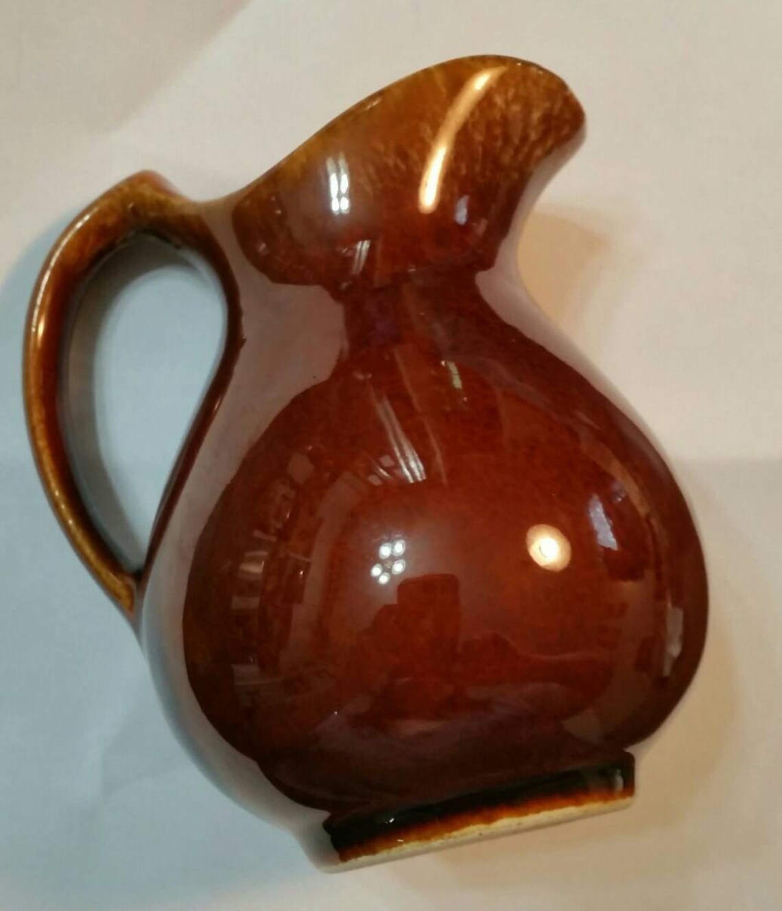 Vintage Drip Glaze Mini Pitcher Etsy