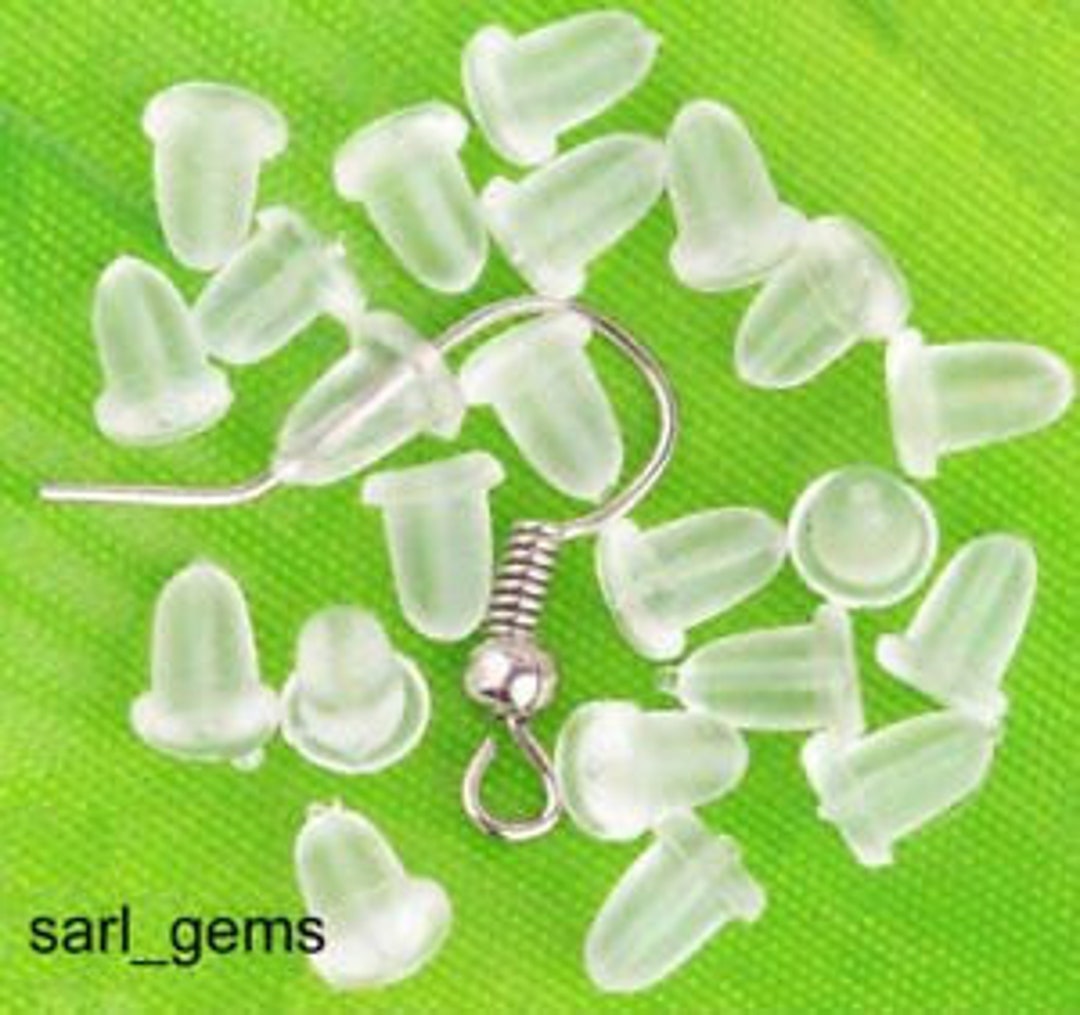 Aazon.co: 100 Pieces Bullet Clutch Earring Backs For Studs With Pad...