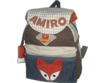 Children's backpack kindergarten backpack kindergarten bag fox for boys
