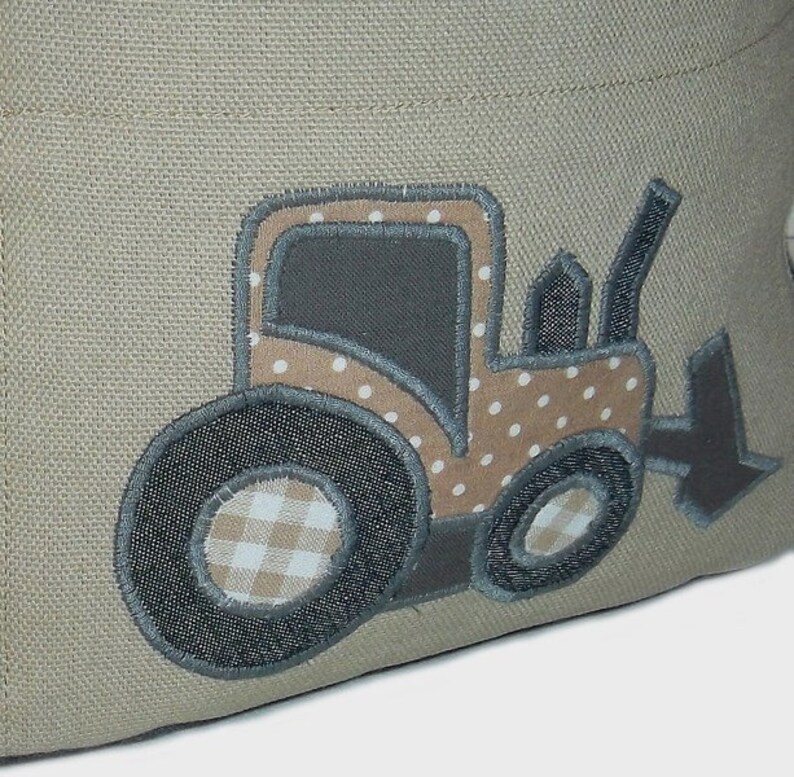 Children/'s backpackkindergarten backpack construction site with zipper