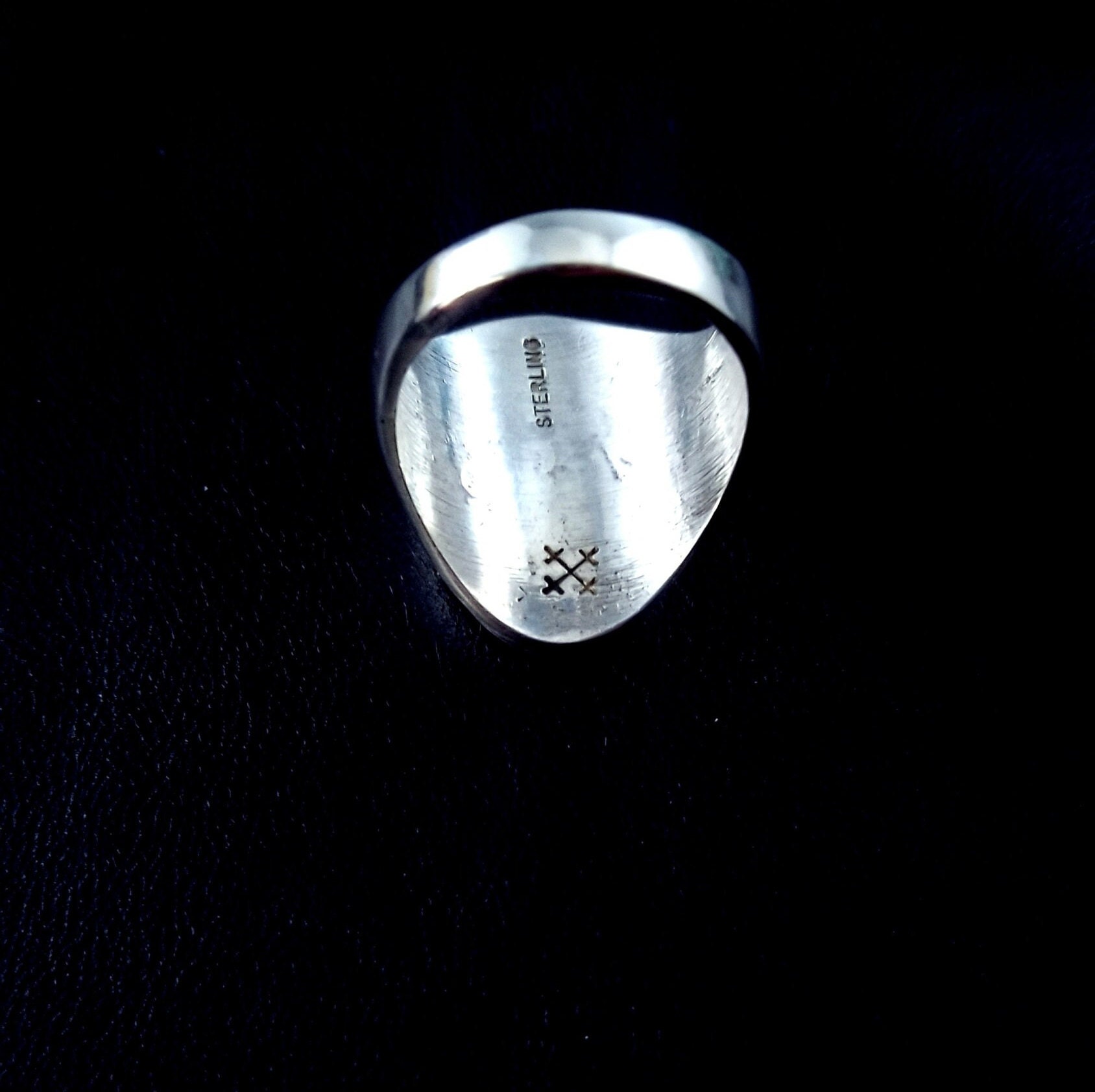 Size - 11-1/4 - Men's Joe Josytewa Kokopelli Sterling Silver