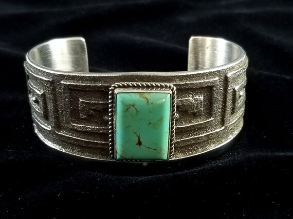 Anthony Bowman Tufa Cast  Solid Sterling Silver  … - image 2