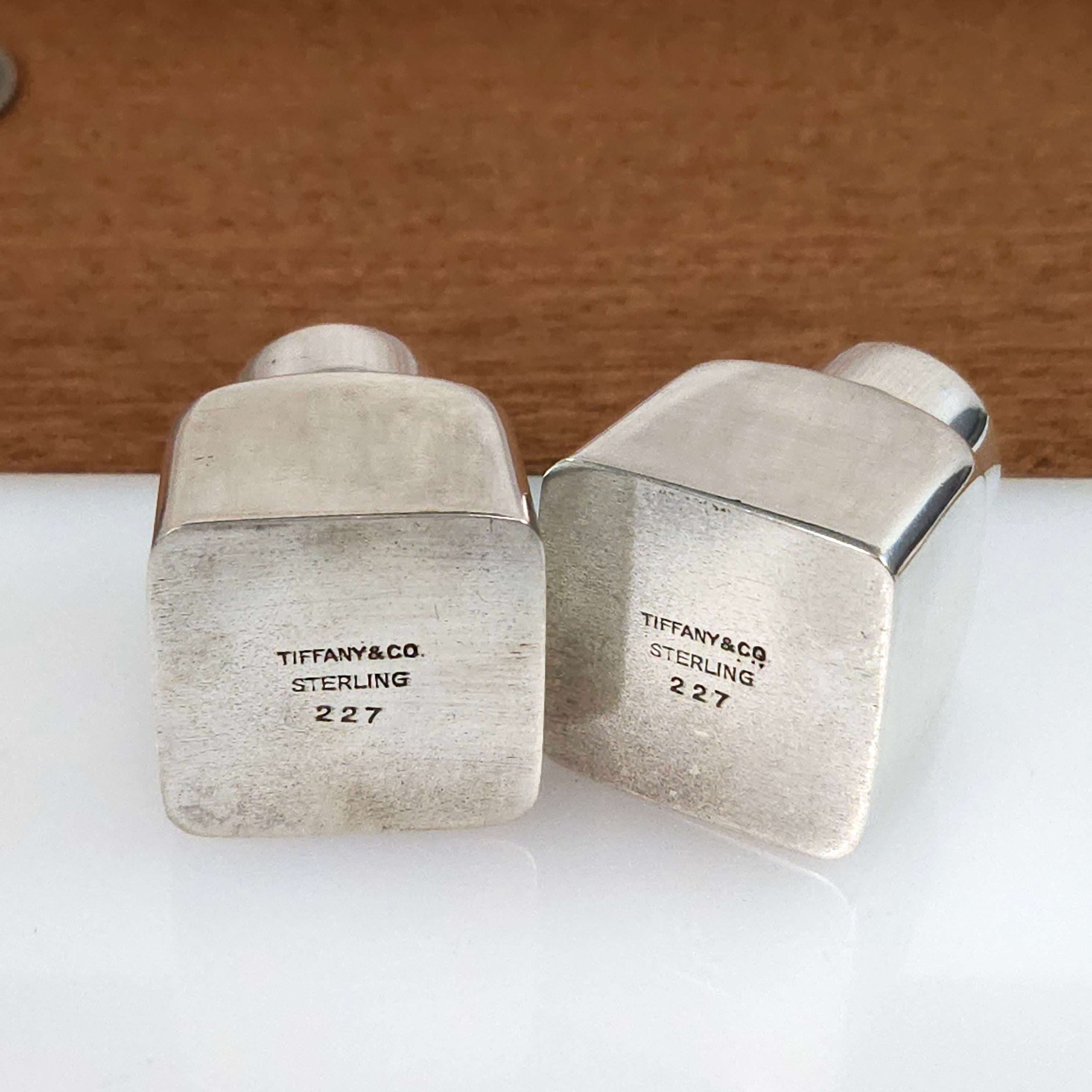 Vintage Sterling Silver Tiffany Salt and Pepper Shaker Set - 51.8