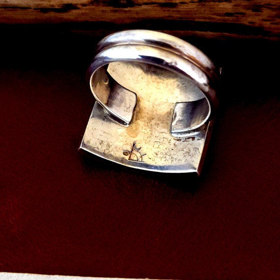 Hopi - Clifton Mowa Sterling Silver Kokopelli Ove… - image 7