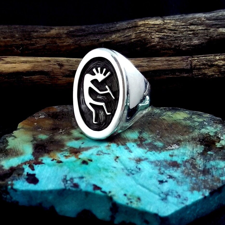 指輪・リング Indian Kokopelli Mike Smith Sterling Gem Indian Kokopelli Mike Smith Sterling Mike
