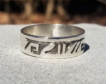 ESS (edison Sandy Smith) STERLING Navajo Ring - Etsy
