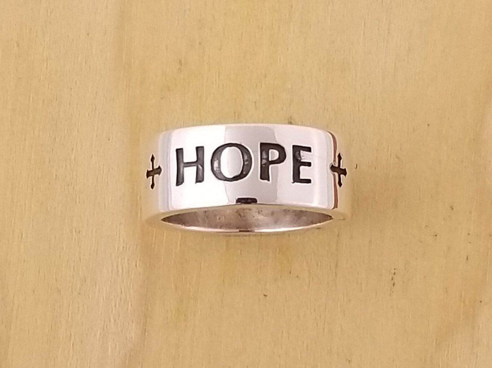 Retired James Avery Sterling Faith Hope & Love Ring Size Etsy