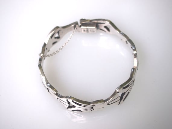 Very Unique Native American Solid Sterling Silver… - image 4