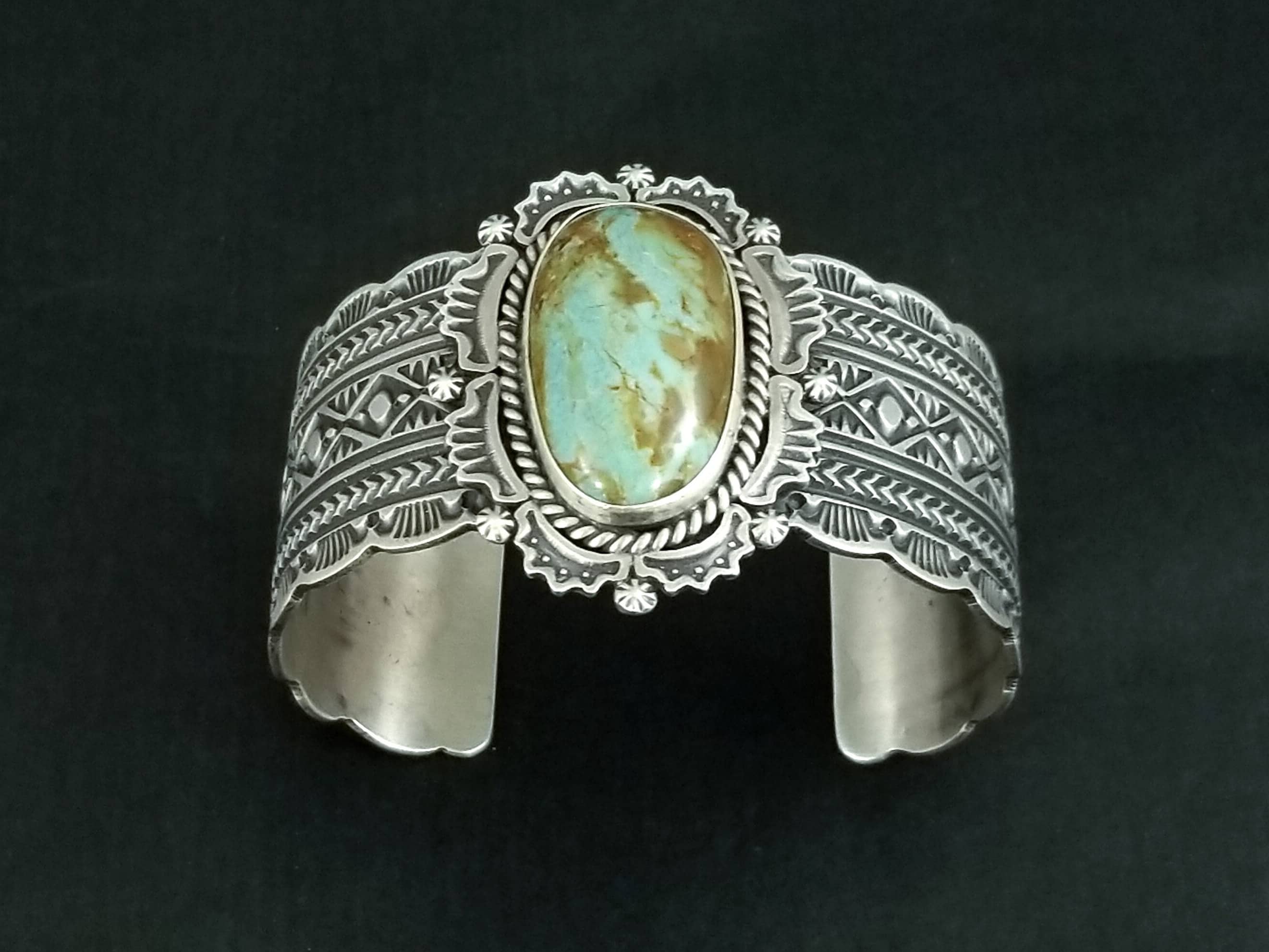 Navajo - Harold Joe - Sterling Silver and Royston Turquoise