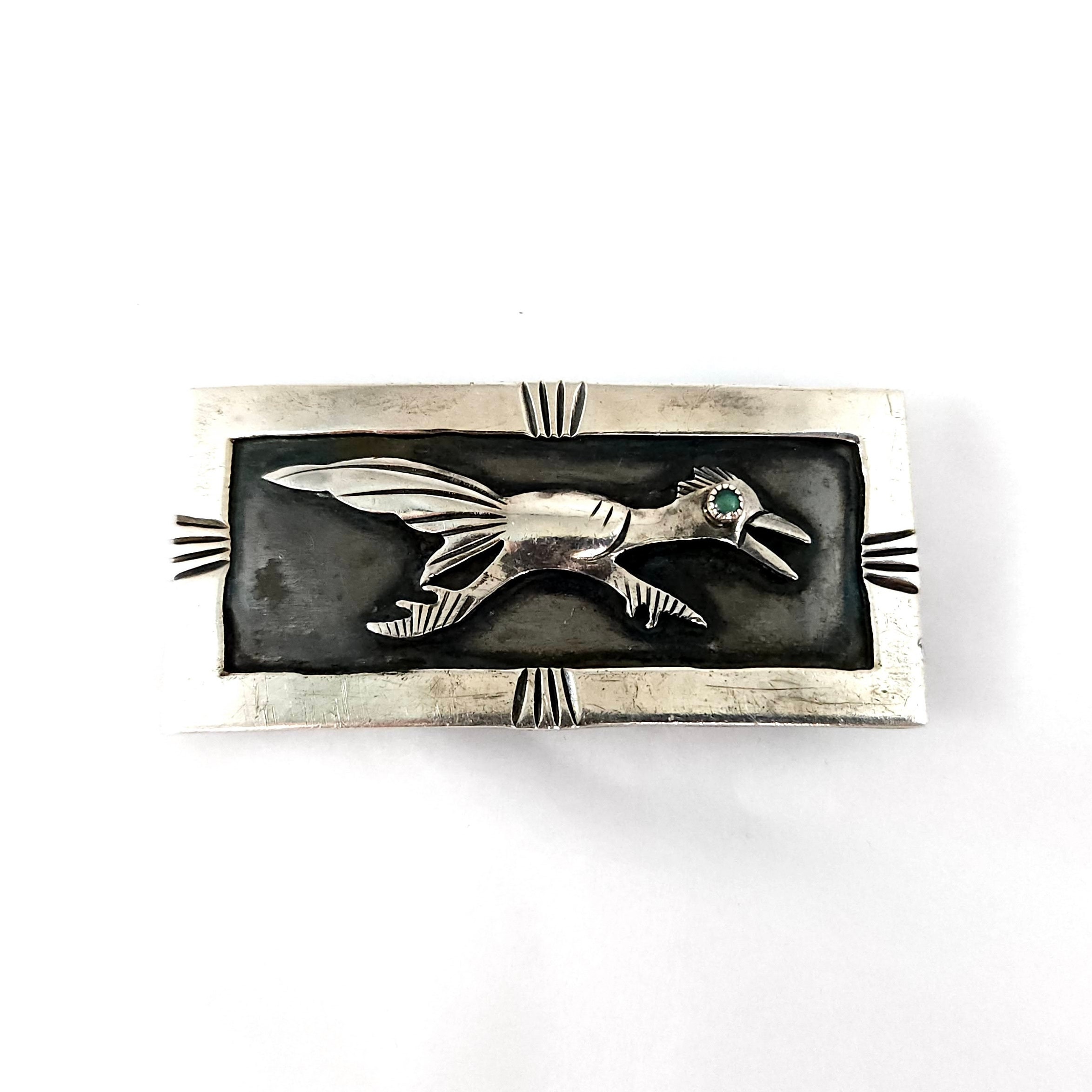 Vintage Navajo Black Leather & Nickel Silver Belt Buckle – Nizhoni Traders  LLC