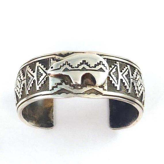 Heavy 77 Gram Southwest Jasper Sterling Silver Thunderbird Bracelet Cuff Heavy 77 Gram Southwest Jasper Sterling Silver Thunderbird Bracelet Cuff