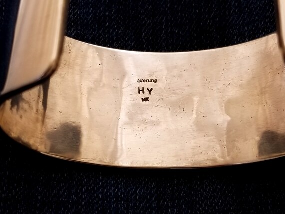 Amazing - Massive  - Solid Sterling Silver  and 1… - image 3