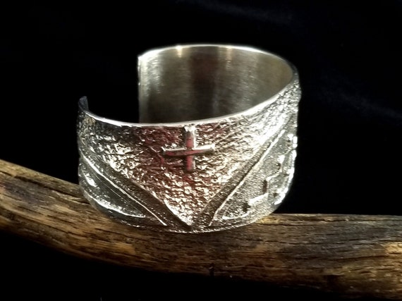 Anthony Bowman Tufa Cast  Solid Sterling Silver  … - image 4