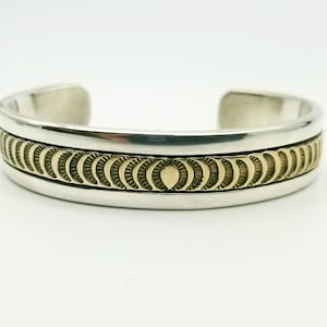 アクセサリー navajo triangle bangle sterling tahe Tahe Native American Navajo Sterling Silver Cuff Bracelet