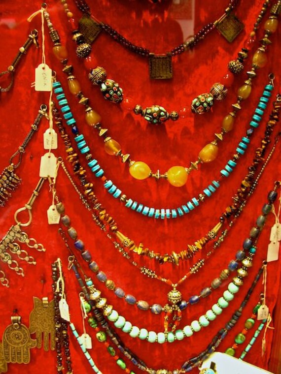 Items similar to Moroccan Jewelry Photograph. Colorful. Home decor