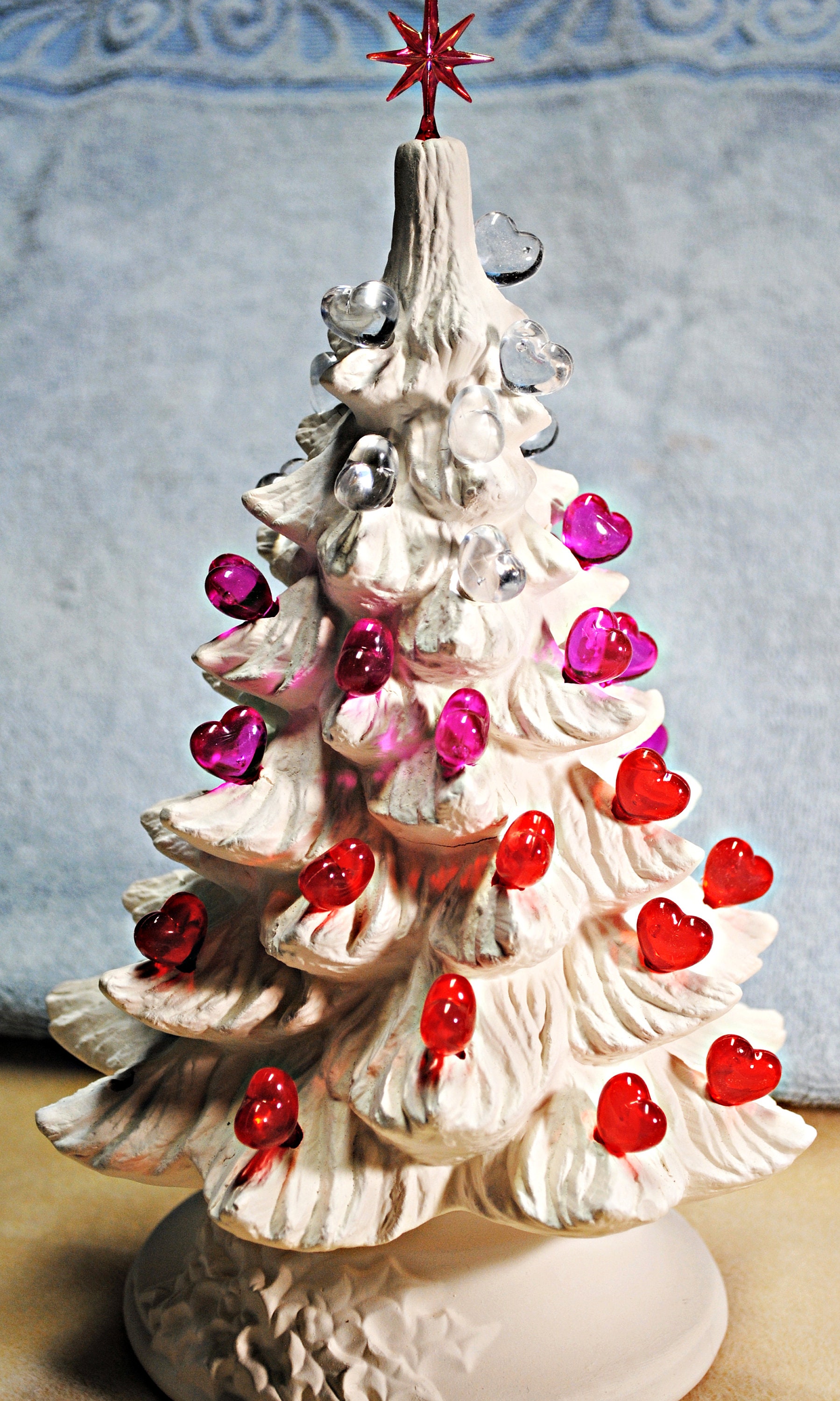 12 Nostalgic Ceramic Lit Candy Cane Tree - Red – Mr. Christmas