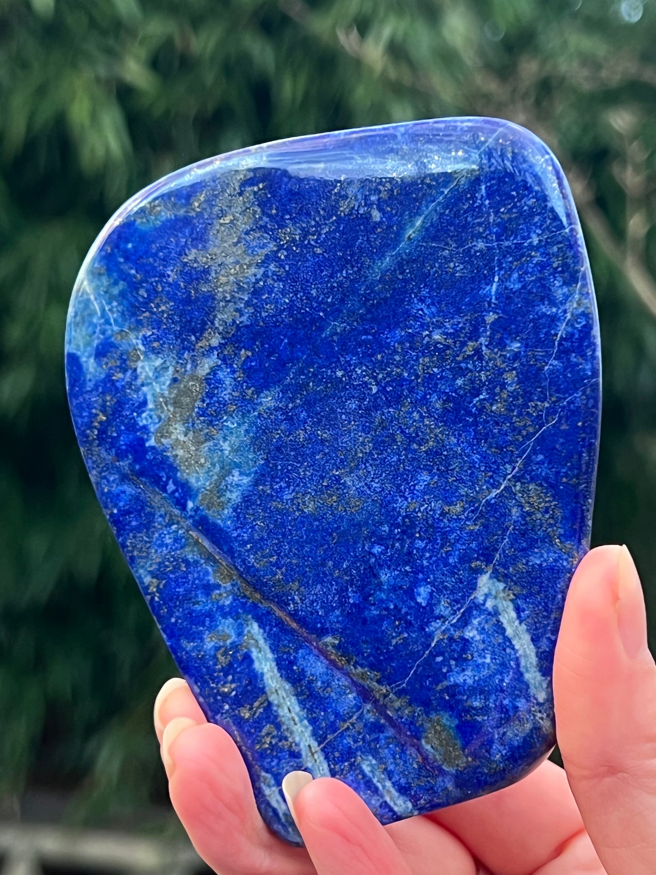 Lapis Lazuli Large Freeform Serenity Peace : Self Knowledge AAA+