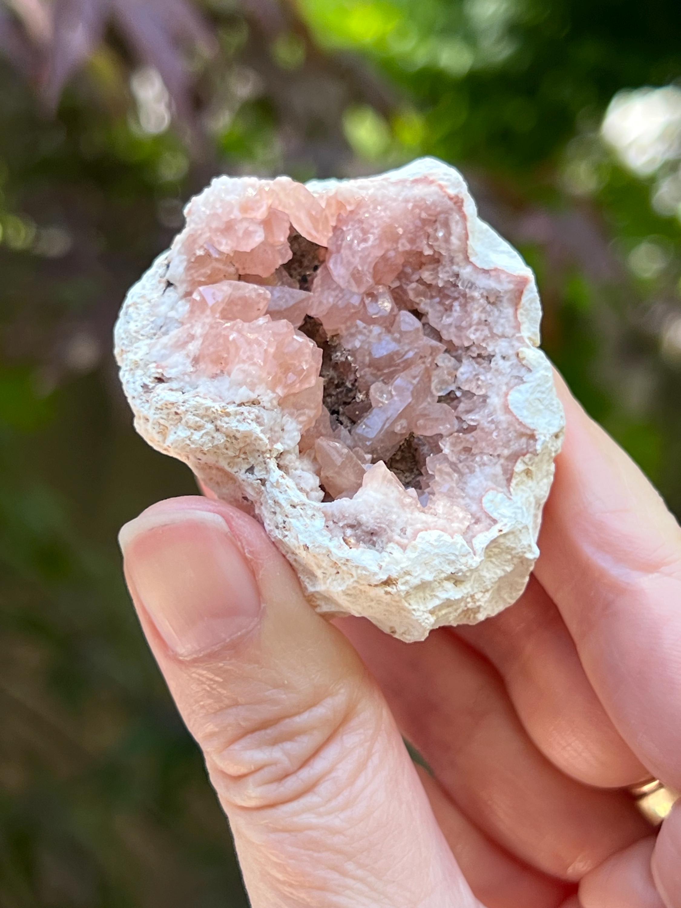 ピンクアメジストジオード AAA+ フェアリーケーブ レア パタゴニア