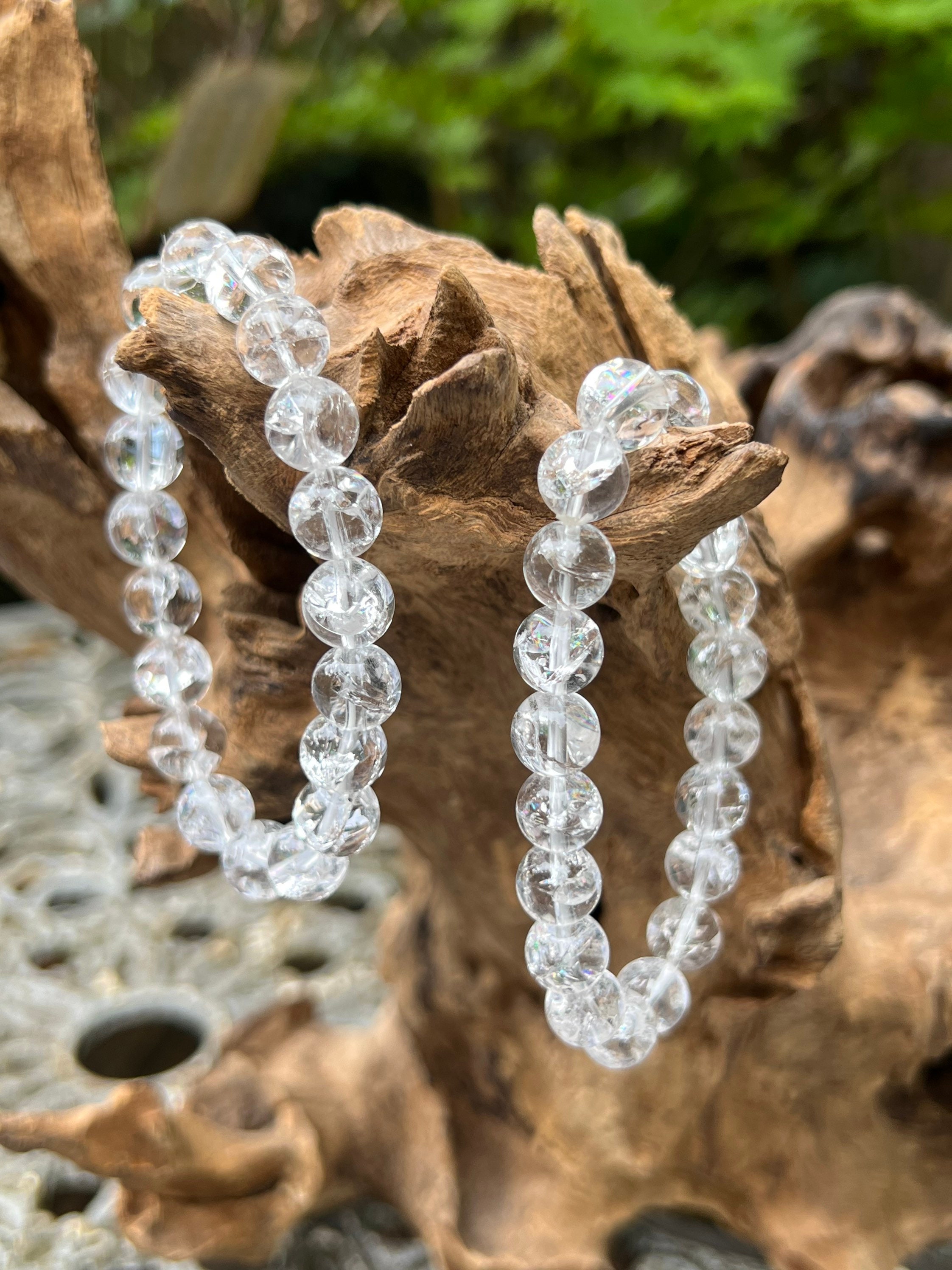 Clear quartz crystal sale bracelet