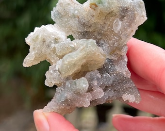 13 Schimmernde Schwarzer Chalcedon Stalaktit Cluster AAA+