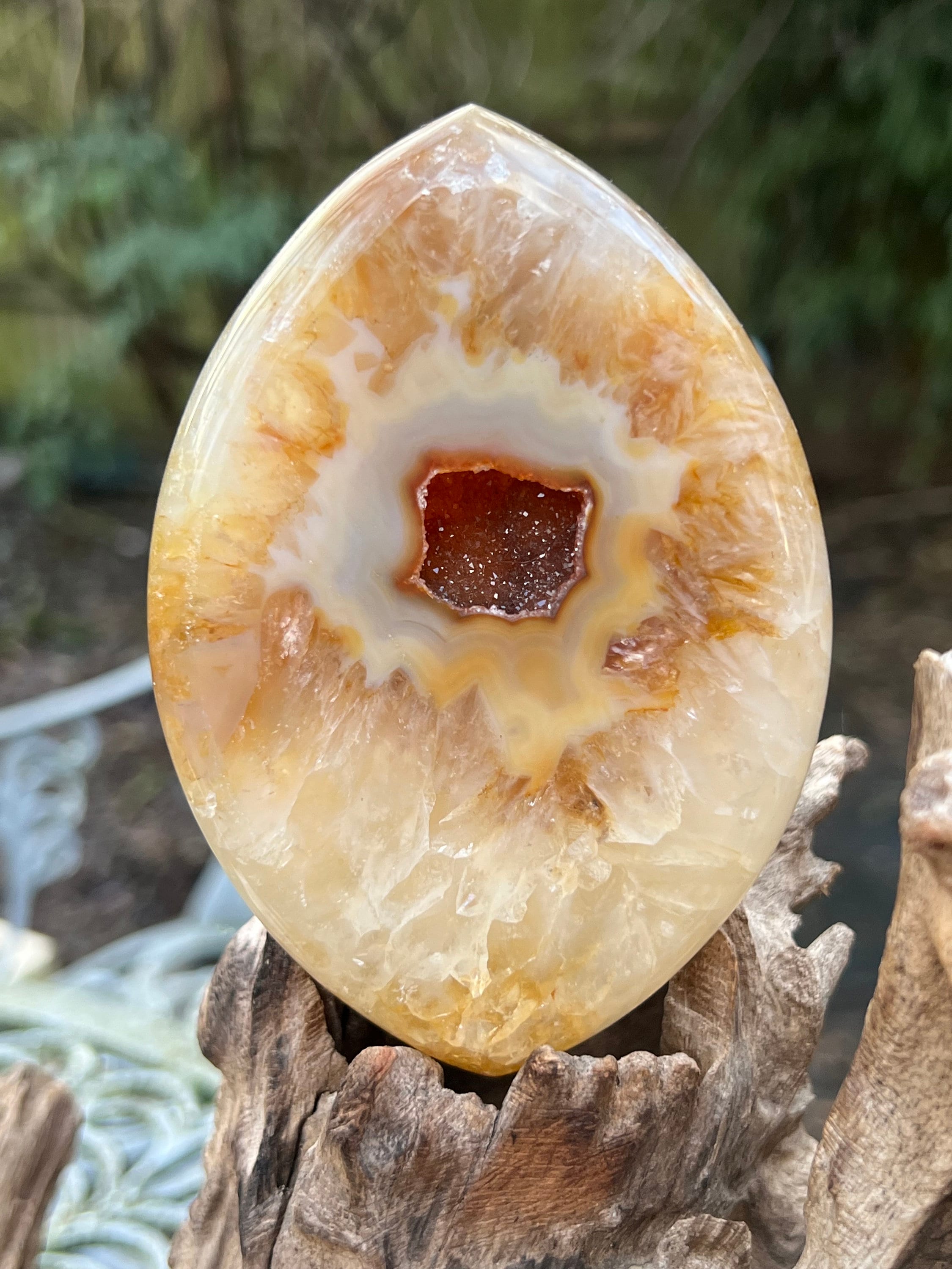 ドゥルージーアゲートアイAAA+コンフィデンス：レインボー強化316g 3