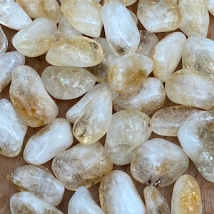 Citrine Tumblestone Beautiful / Uplifting