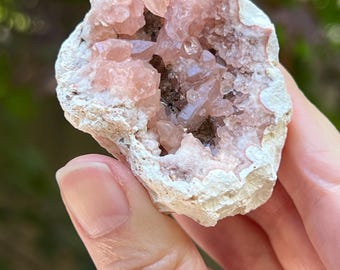 ピンクアメジストジオード AAA+ フェアリーケーブ レア パタゴニア