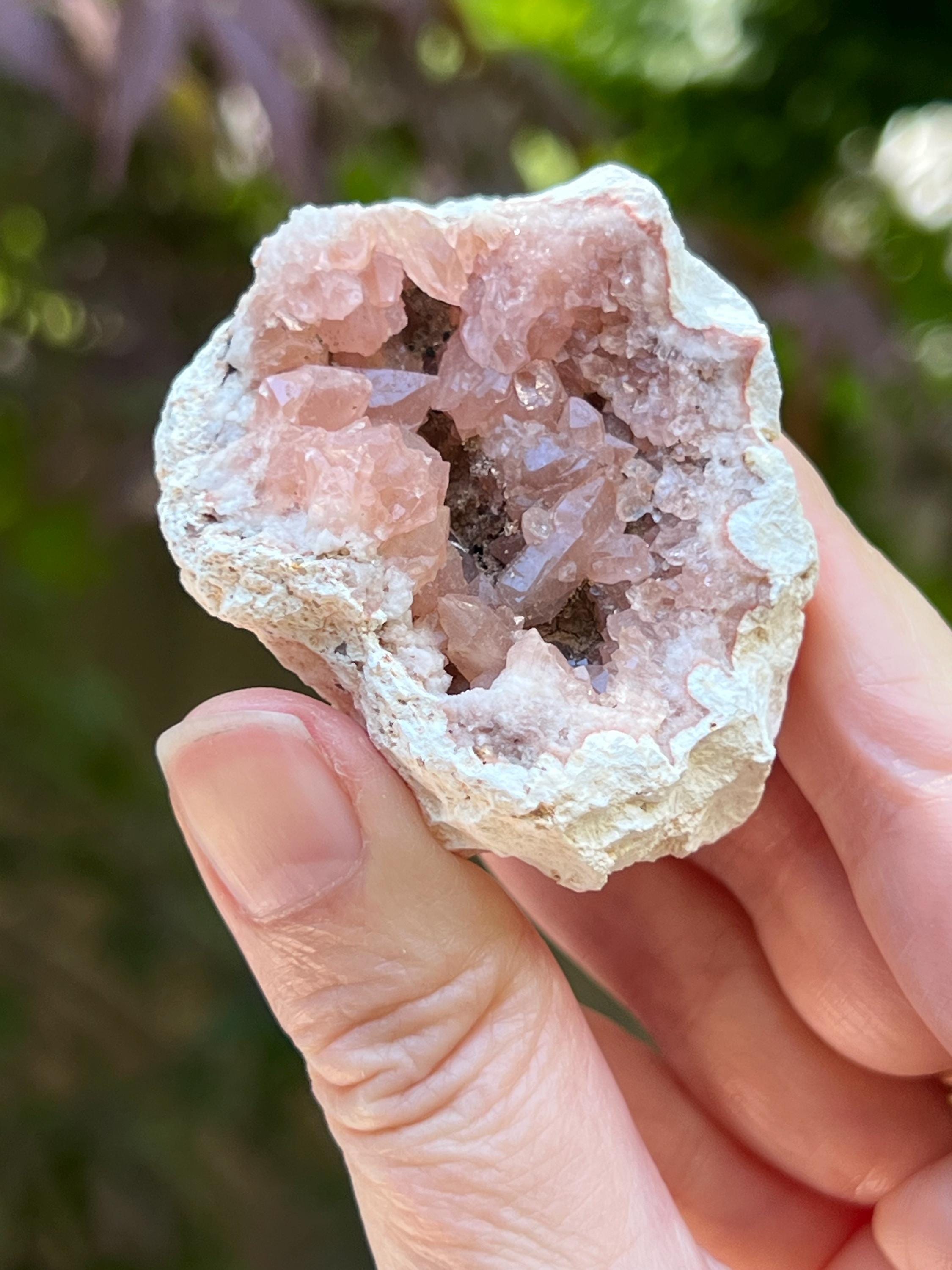 ピンクアメジストジオード AAA+ フェアリーケーブ レア パタゴニア