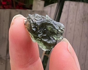 Moldavite Czech Vrábce Genuine Specimen Tektite 10 carats 243 2g