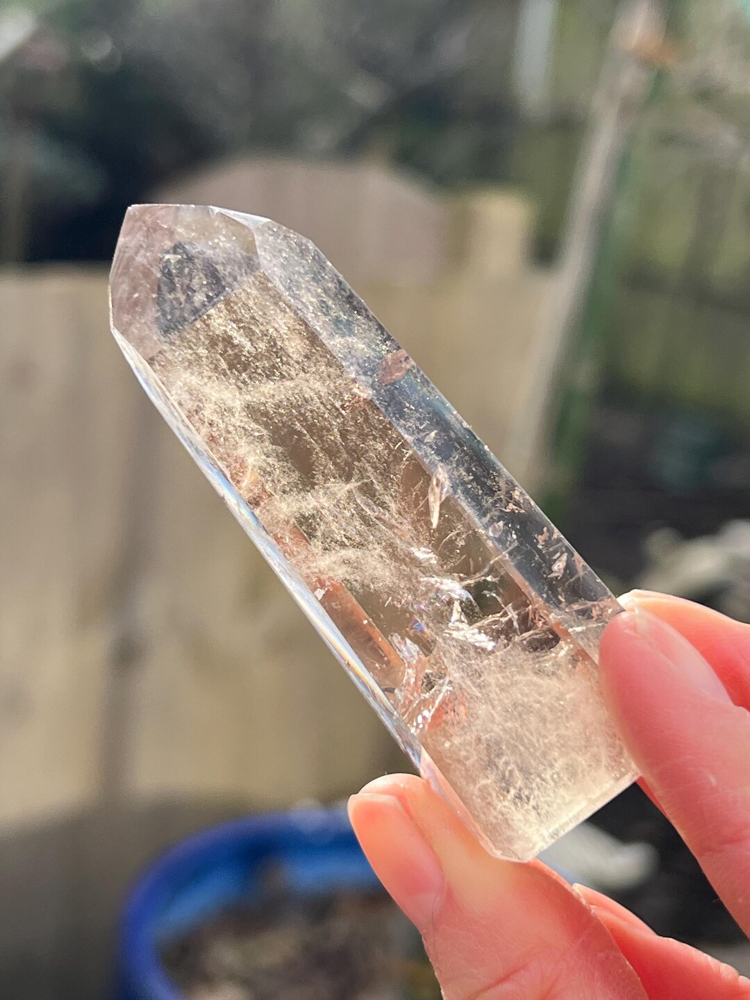 Brazilian Smoky Citrine Large Point Beautiful Rainbow Abundance ...