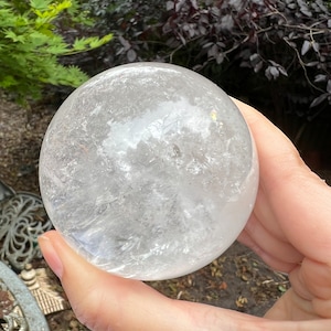 Clear Quartz Crystal Ball AAA+ 64mm Diameter With Stand : Rainbows 120