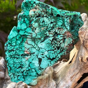 Malachite Specimen Slice AAA+ : Emotional Healing / Protection 500g AB9