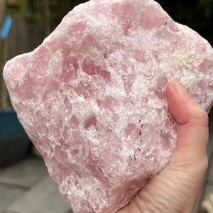 Rose Quartz Large Rough Chunk AAA+ Chakra Love & Acceptance 2531g 4
