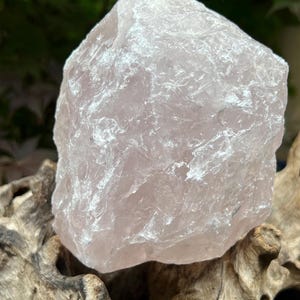 Rose Quartz Large Rough Chunk AAA+ Chakra Love & Acceptance 68 2058g