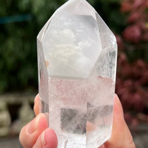 Clear Quartz Point Wand Brazilian AAA+ : Master Healer Clarity with Phantom 21 205g
