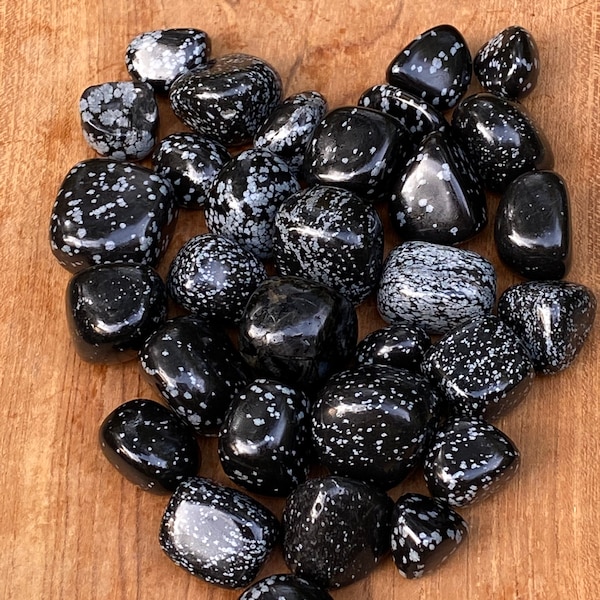 Snowflake Obsidian Tumblestone