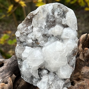 Diamond Apophyllite Crystals on Black Matrix 863g 22