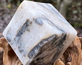 Rare Zebra Agate Stacking Cube AAA+ Abundance/Optimism/Strengthening 11