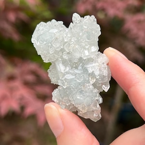 Apophyllite Sparkly Pointed Cluster Crystal AAA+ 143