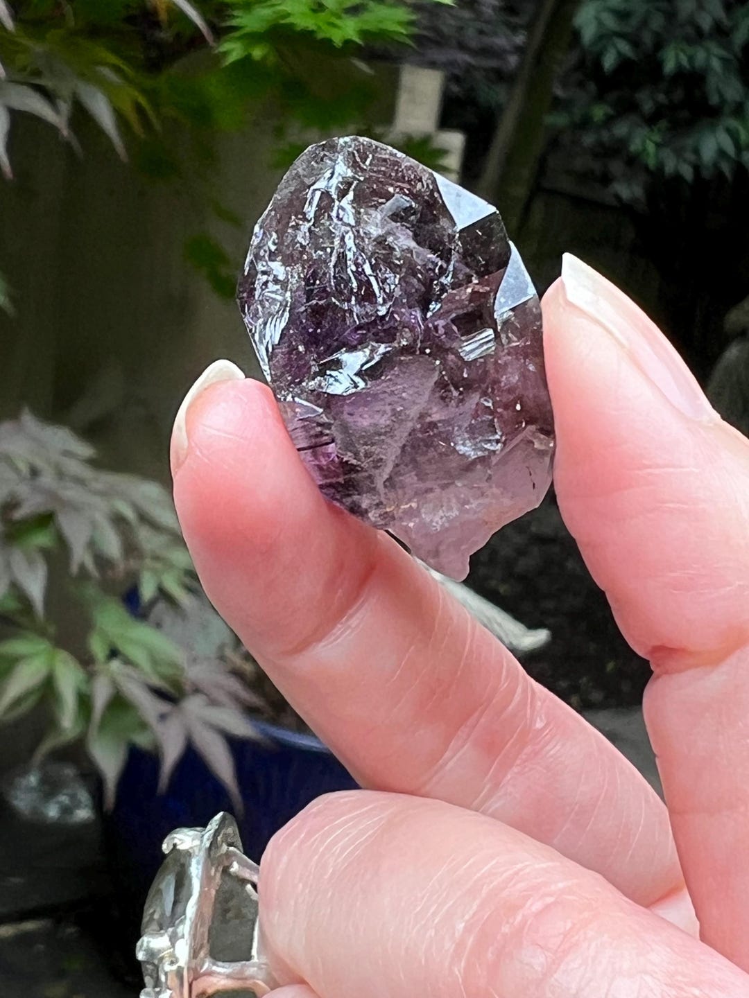 Amethyst Double Point Rainbow Natural - Chibuku Mine Zimbabwe 16