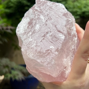 Rose Quartz Large Rough Chunk AAA+ Chakra Love & Acceptance 67 2106g