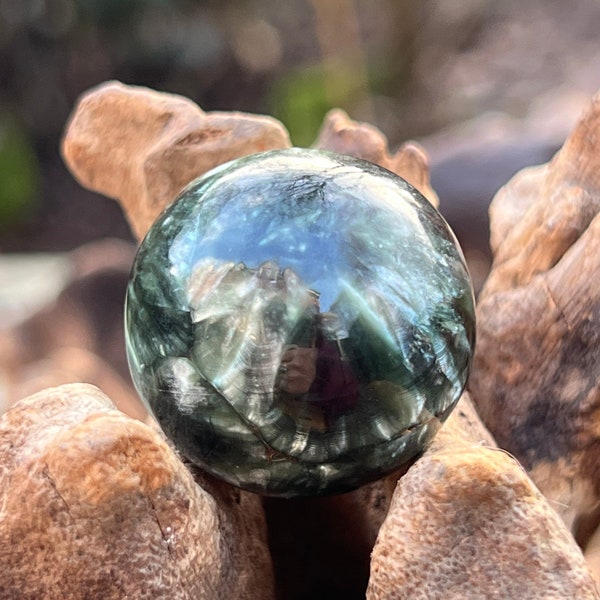 Seraphinite Crystal Ball 3