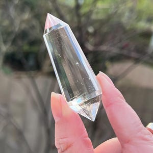 Clear Quartz Vogel Wand AAA+ Tranquility Intuition 24 sided 43