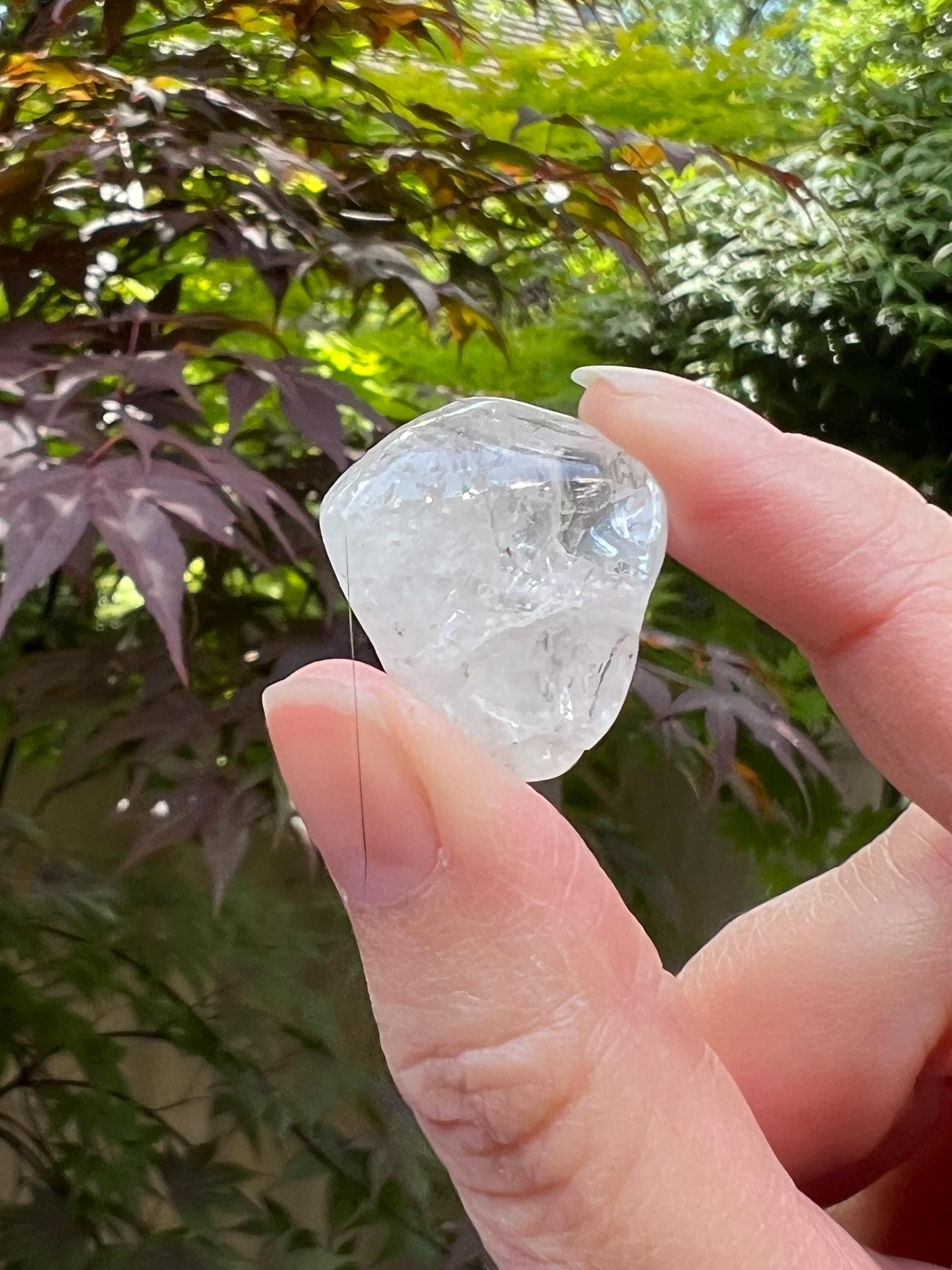 ★クリアダンビュライト 結晶 ペンダント①(SA+) ☆クリアダンビュライト 結晶 ペンダント①(SA+)