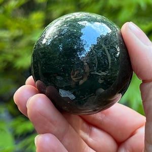 Jade Nephrit Himalaya Große Kugel 180g 50mm 27